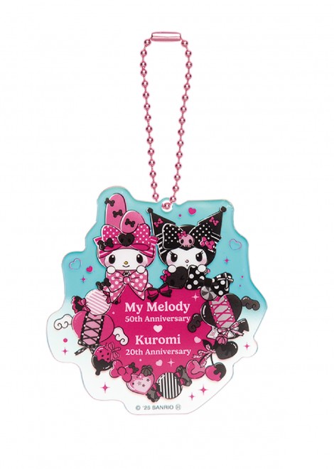 Happy Kuji's My Melody & Kuromi 50th & 20th Anniversaries lottery showcases exclusive figures, totes, and 40cm plush toys featuring limited edition art